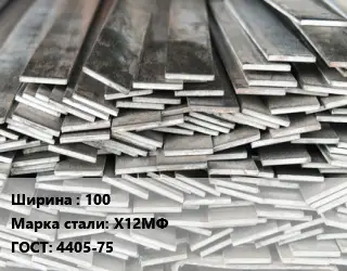 Полоса стальная профильная 100 Сталь: Х12МФ ГОСТ: 4405-75